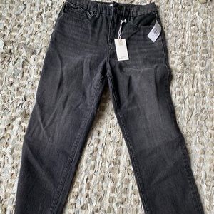 NWT Good American Good Vintage leather insert